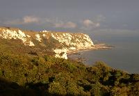 Pohled směrem na Dover